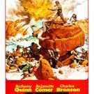 Guns for San Sebastian movie poster ANTHONY QUINN CHARLES BRONSON 20x30 wild