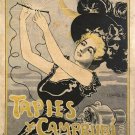 ELECTRICIDAD TAPIES & CAMPRUBI  vintage ad poster JOAN LLAVERIAS 20x30 hot
