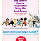 what's new PUSSYCAT peter SELLERS ursula ANDRESS woody ALLEN comedy 20x30