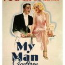 My man Godfrey by Gregory La Cava  MOVIE POSTER1936 20x30 Hot New Prized
