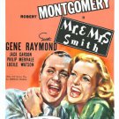 MR. and MRS. SMITH movie POSTER carole LOMBARD robert MONTGOMERY 20x30 hot