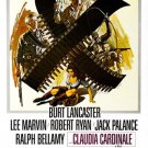 BURT lancaster THE PROFESSIONALS movie poster claudia CARDINALE action 20x30