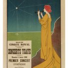 YSAYE concerts VINTAGE AD POSTER Henri MEUNIER Belgium 1895 20x30 top QUALITY