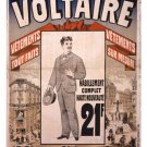 VINTAGE JULES CHERET CLOTHING SHOP AD fashion poster 20x30 OLD SCHOOL style