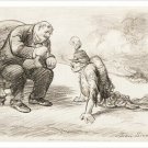 ANTI-WORLD WAR I POLITICAL CARTOON vintage art poster HISTORIC 1914 20x30