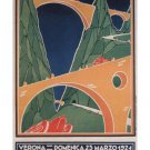 Copa Verona VINTAGE TRAVEL POSTER MANGLIO CAPPELLATO ITALY 1927 20x30 rare