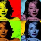 JODIE FOSTER celebrity actress MULTIPLE IMAGE pop art poster SOFT 20x30 new