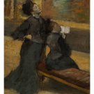Edgar Degas VISIT TO A MUSEUM Fine Art Poster impressionist 20x30