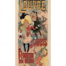 GRANDS MAGASINS DU LOUVRE vintage poster jules chéret FRANCE 1890 20x30 NEW