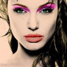 BEAUTIFUL FASCINATING ANGELINA JOLIE popart poster DRAMATIC SEXY HOT 20x30