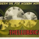 MODERN oil for MODERN motors 1925 vintage AD POSTER retro car care 20x30