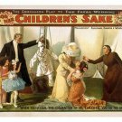 FOR THE CHILDREN'S SAKE vintage print poster COLORFUL ART genteel 20x30 NEW