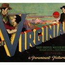 GARY COOPER in the VIRGINIAN movie poster victor fleming 1929 20x30 WESTERN GARY COOPER in the VIRGINIAN movie poster victor fleming 1929 20x30 WESTERN