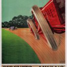 circuito di MILANO vintage ad poster ALDO MAZZA italy 1924 20x30 collectors