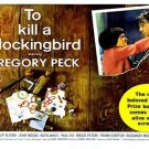LEE'S to KILL A MOCKINGBIRD movie poster GREGORY PECK deep SOUTH art 20x30