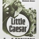 EDWARD G. ROBINSON movie poster LITTLE CAESAR 1931 gangsters CRIME 20x30