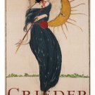 GRIEDER ZURICH vintage AD poster C LOUPOT switzerland 1919 20x30 UNIQUE art