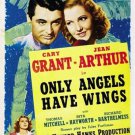 1939 cary GRANT jean ARTHUR only angels have wings MOVIE POSTER 20x30 prized 1939 cary GRANT jean ARTHUR only angels have wings MOVIE POSTER 20x30 prized