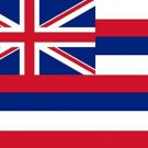 HAWAII OFFICIAL flag poster RED WHITE & BLUE historic political new 20x30