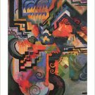 AUGUST MACKE german expressionist VINTAGE ART POSTER orphic cubism 20x30