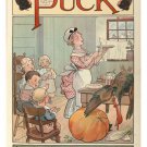 PUCK THANKSGIVING MAGAZINE COVER poster 1903 20x30 kids turkey festive