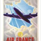 FRENCH TRAVEL POSTER vintage ONE-OF-A-KIND home decor gem COLLECTORS 20x30