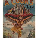 A cook's ticket will take you Anywhere Vintage Poster A Sutton UK 20x30 A cook's ticket will take you Anywhere Vintage Poster A Sutton UK 20x30