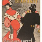 PERE YNGLADA'S coleccion diamante BARCELONA vintage magazine cover 20x30 HOT