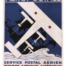 VINTAGE PLANE POSTER aéropostale france 1929 20x30 HOT PRIZED CLASSIC