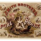 SMITH BROTHERS BORAX vintage ad poster United States 1880 20x30 CLASSIC GEM
