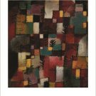 paul klee 1920 REDGREEN & VIOLET YELLOW RHYTHMS vintage art poster 20x30 HOT