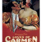 The loves of Carmen  MOVIE POSTER Raoul Walsh 1927 20x30 rare hot vintage