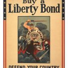 vintage war poster LIBERTY BOND: IF YOU CAN'T ENLIST - INVEST unique 20x30 vintage war poster LIBERTY BOND: IF YOU CAN'T ENLIST - INVEST unique 20x30