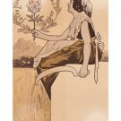 JOCHS FLORALS DE BARCELONA vintage ad poster ALEXANDRE DE RIQUER 20x30 hot