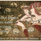 antigua casa vintage ad poster ALEXANDRE DE RIQUET spain 1899 20x30 HOT NEW