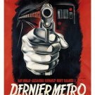 french film noir vintage 1945 LAST (DERNIER) METRO movie poster GUNS 20x30
