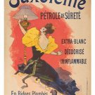 vintage french ad poster SAXOLEINE classic brand WELL KNOWN COLLECTORS 20x30