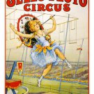 SELLS FLOTO vintage circus ad poster 20x30 GREAT FOR HOME DECOR!
