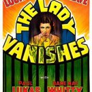 ALFRED HITCHCOCK'S the lady vanishes VINTAGE movie poster 20x30 MYSTERY new