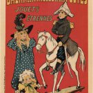 grand bazar des halles et des postes poster F CEREKEL FRANCE vintage ad 20x30
