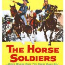 THE HORSE SOLDIERS movie poster "rides where greats go" 20x30