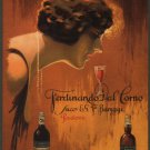 FERDINANDO DAL CORNO vintage ad poster ETTORE MAZZINI Italy 1921 20x30 hot