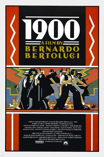 Bernardo Bertolucci's NOVECENTO movie poster ROBERT DE NIRO 20x30 italy epic