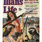vintage MAN'S LIFE comic book cover poster ADVENTURE ACTION AMAZONS 20x30 vintage MAN'S LIFE comic book cover poster ADVENTURE ACTION AMAZONS 20x30