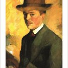 august macke GERMAN EXPRESSIONIST self portrait VINTAGE ART POSTER 20x30 new