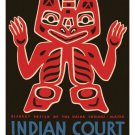 HAIDA INDIANS blanket design WPA INT'L exposition poster 20x30 VINTAGE 1939