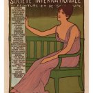 Painting and Sculpture VINTAGE POSTER Maurice Réalier-Dumas FRANCE 1897 20x30