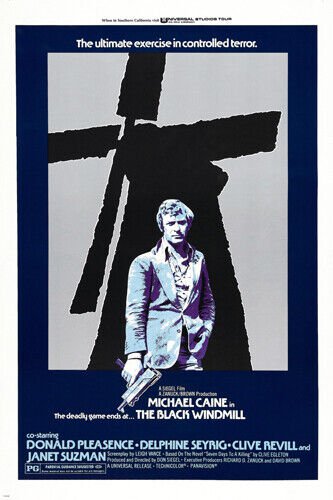 Controlled Terror Michael Caine THE BLACK WINDMILL movie poster 20x30 NEW
