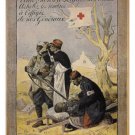 HELP US TO CARE FOR OUR WOUNDED poster France 1918 20x30 post-battle scene