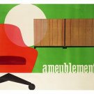 ameublement design funiture FRENCH 1964 VINTAGE AD POSTER 20x30 prized rare